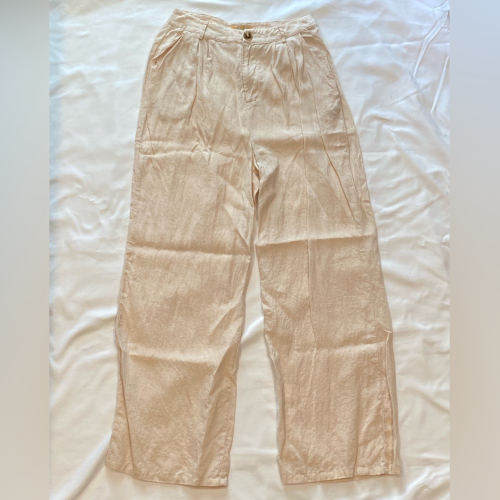 VRG girl linen trousers